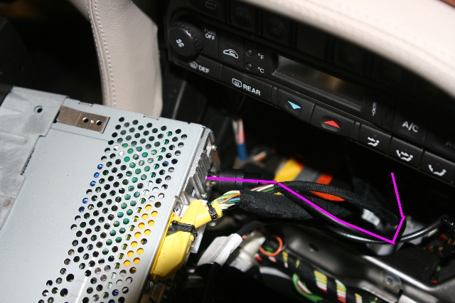 The AI-NET cable connects to The AI-NET cable connects to